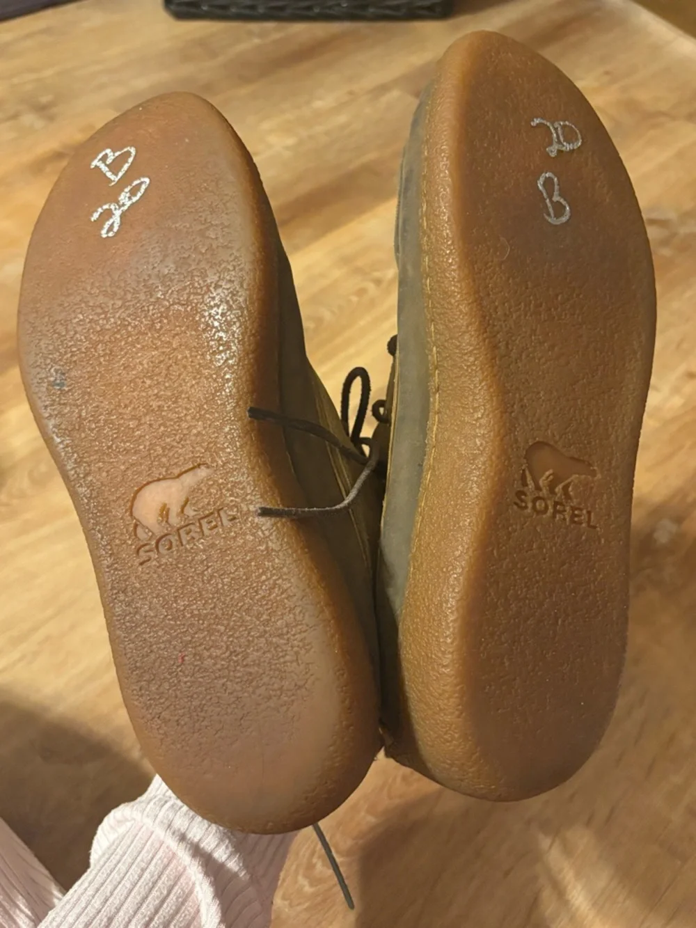 Sorel Chugalug Chukka British Tan Leather Boots Size Mens 11M Rubber Sole